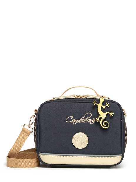 Lunchtas Cameleon Blauw vintage fantasy BL24 ander zicht 5