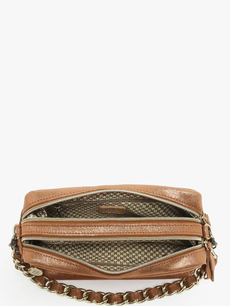Cross Body Tas Vintage Leder Mila louise Bruin vintage 23673X ander zicht 3
