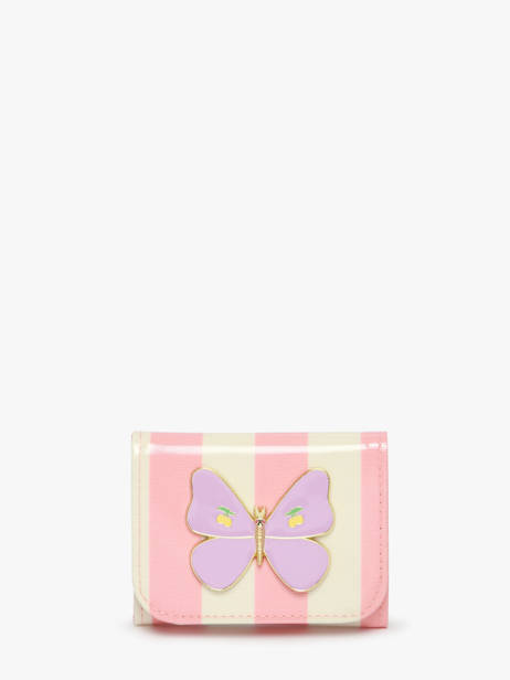 Portefeuille Butterfly Stripe Jeune premier Roze daydream girls G