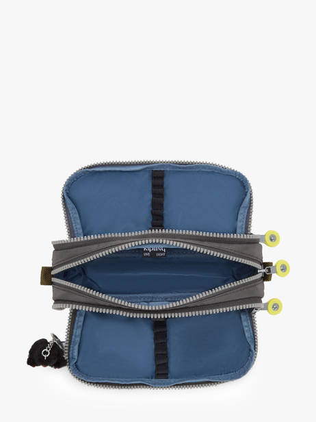 Pennenzak 3 Compartimenten Kipling Grijs back to school K13564 ander zicht 1