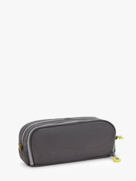 Pennenzak 3 Compartimenten Kipling Grijs back to school K13564 ander zicht 2