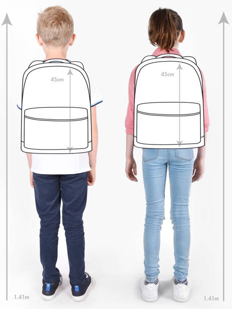 Sporttas Kipling Grijs back to school K09487 ander zicht 1