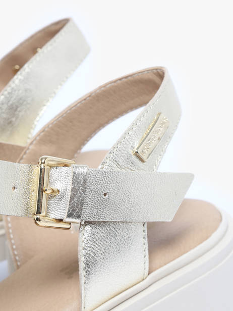 Sandalen Bayla Uit Leder Les tropeziennes Goud women BAYLA ander zicht 2