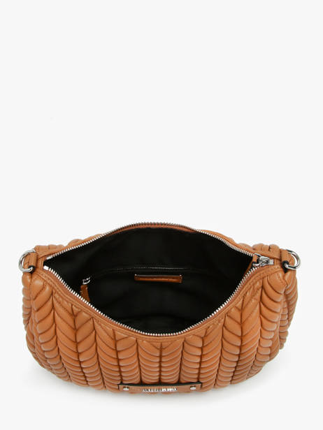 Schoudertas K Weave Polyurethaan Karl lagerfeld Bruin k weave A3W30147 ander zicht 3
