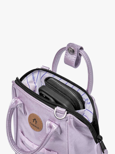 Cross Body Tas Nano Bag 1 Compartiment Cabaia Violet adventurer NANOBAG ander zicht 1