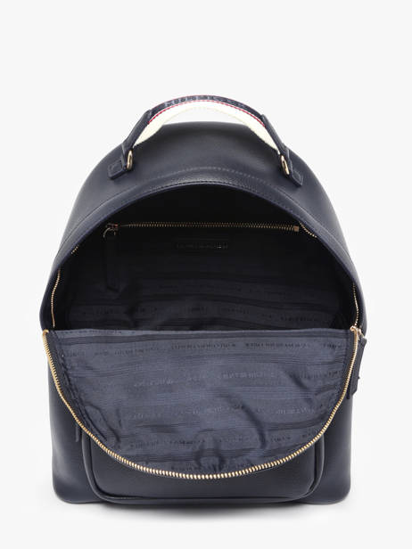 Rugzak Tommy hilfiger Blauw th logotape AW17471 ander zicht 2