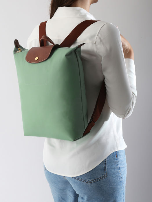 Longchamp Le pliage original Rugzak Groen