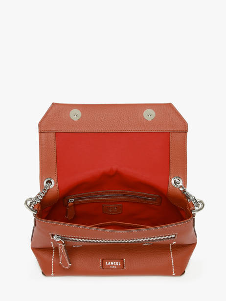 Cross Body Tas Ninon Leder Lancel Rood ninon A13782 ander zicht 2