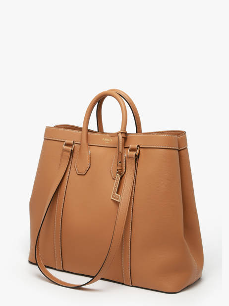 Handtas Belleville Leder Lancel Bruin belleville A13738 ander zicht 2