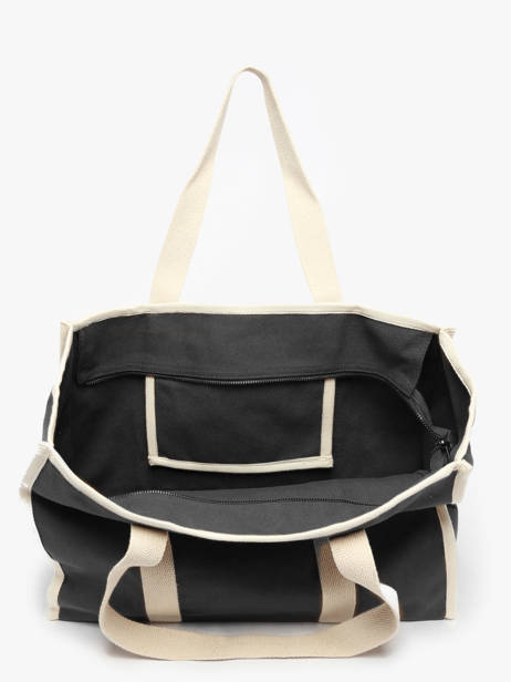 Schoudertas Oscar Katoen Hindbag Zwart best seller OSCAR ander zicht 3
