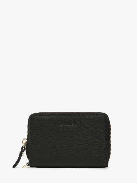 Portemonnee Equestre Leder Etrier Zwart equestre EEQT096M
