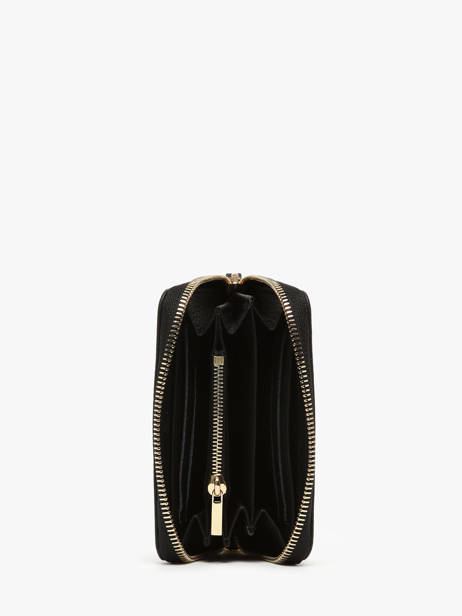 Portemonnee Equestre Leder Etrier Zwart equestre EEQT096M ander zicht 3