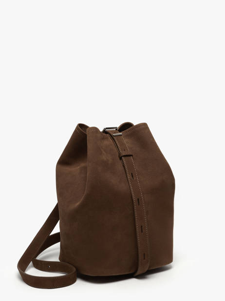 Cross Body Tas Rugzak M Cavalier Nubuck Leder Etrier Bruin cavalier nubuck ECAN126M ander zicht 5