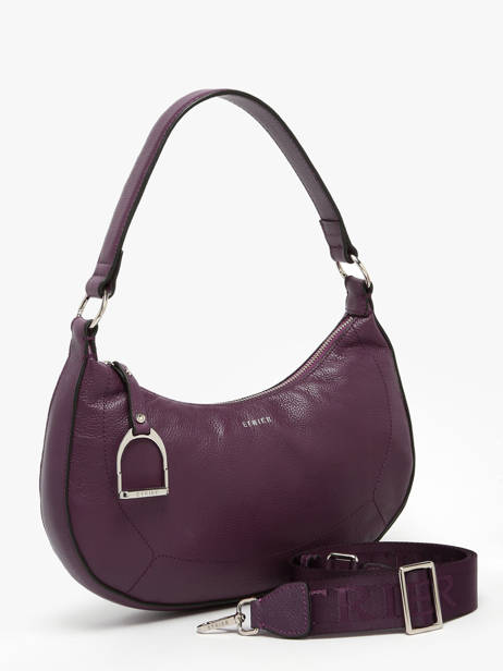 Schoudertas M Altesse Leder Etrier Violet altesse EALT017M ander zicht 2