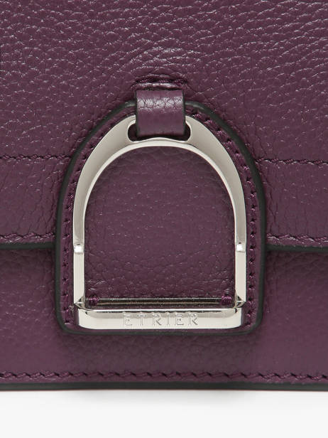 Schoudertas M Altesse Leder Etrier Violet altesse EALT017M ander zicht 5