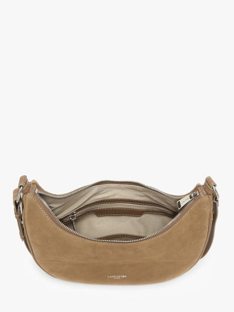 Schoudertas Suede Leder Lancaster Beige suede 82 ander zicht 3