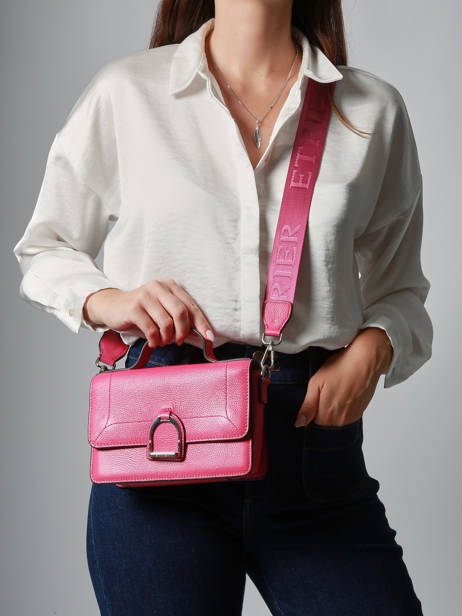 Cross Body Tas S Altesse Leder Etrier Roze altesse EALT048S ander zicht 1