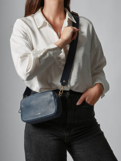 Cross Body Tas Tradition Leder Etrier Blauw tradition ETRA141S ander zicht 1