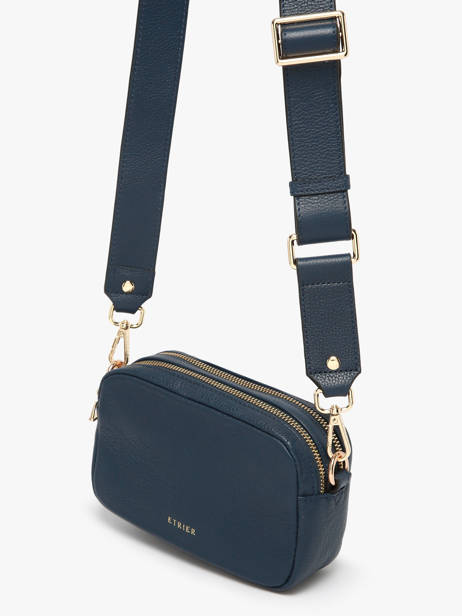 Cross Body Tas Tradition Leder Etrier Blauw tradition ETRA141S ander zicht 2