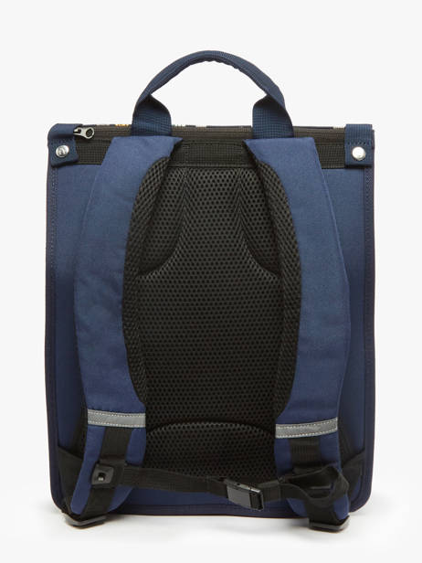 Rugzak 2 Compartimenten Cabaia Blauw school L ander zicht 5