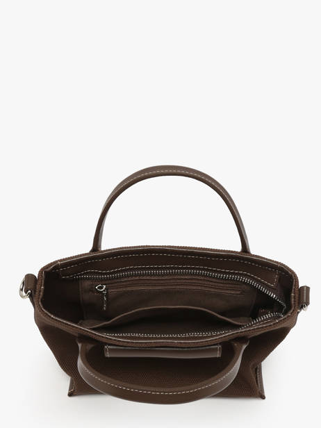 Cross Body Tas Canvas Kba Lancaster Bruin canvas kba 49 ander zicht 3