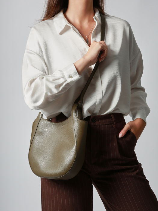 Longchamp Le foulonné Cross bodytas Groen