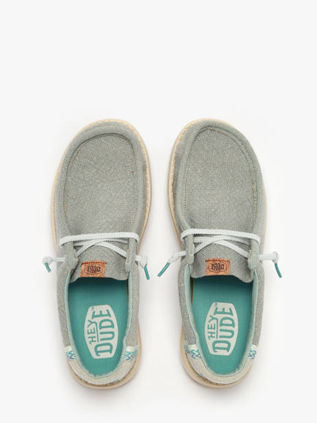 Mocassins Wally Jute Hey dude Blauw men 43085 ander zicht 3