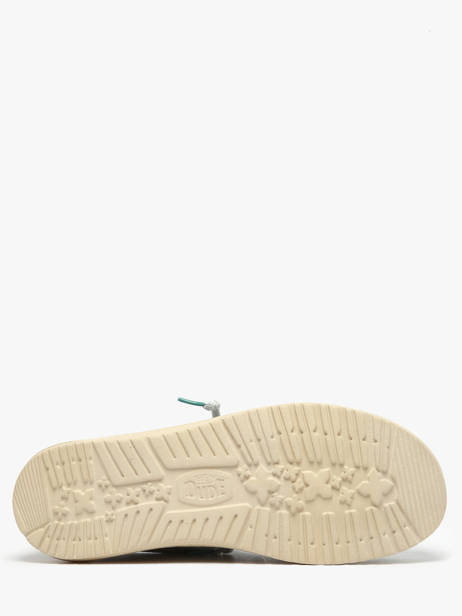Mocassins Wally Jute Hey dude Blauw men 43085 ander zicht 4