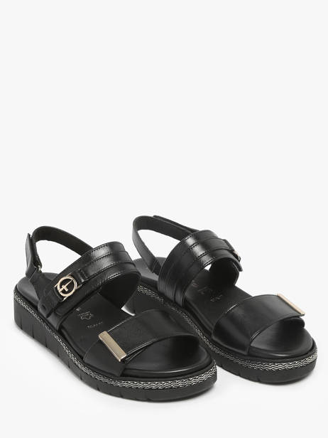 Sandalen Uit Leder Tamaris Zwart women 44 ander zicht 1