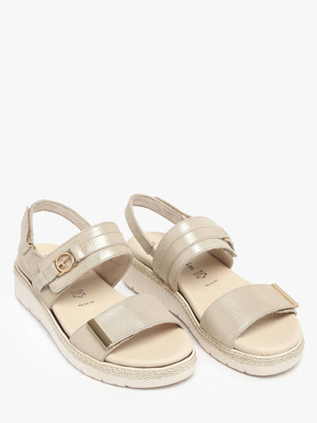 Sandalen Uit Leder Tamaris Beige women 44 ander zicht 1
