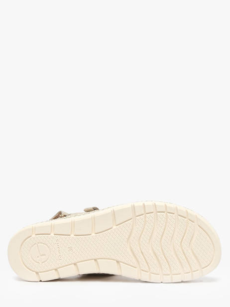 Sandalen Uit Leder Tamaris Beige women 44 ander zicht 4