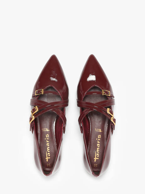 Ballerinas Met Riempjes Tamaris Rood women 45 ander zicht 3