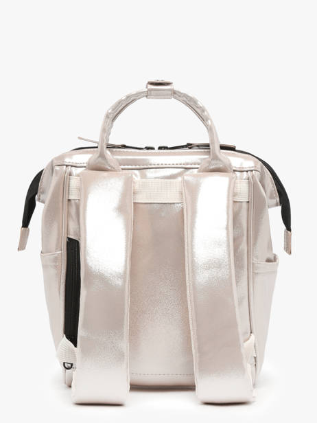 Rugzak 1 Compartiment Cabaia Zilver adventurer XS ander zicht 4