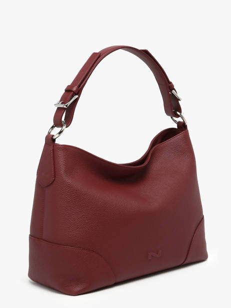 Schoudertas Tango Bis Leder Nathan baume Rood nathan 52 ander zicht 1
