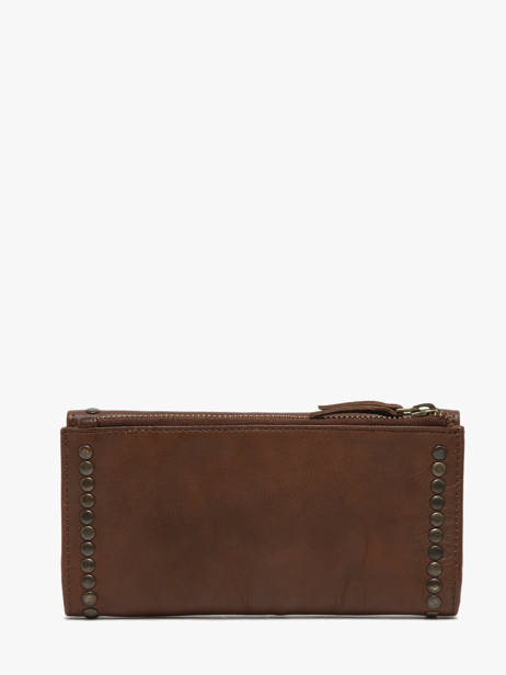 Portefeuille Heritage Leder Biba Bruin heritage POR4L ander zicht 2