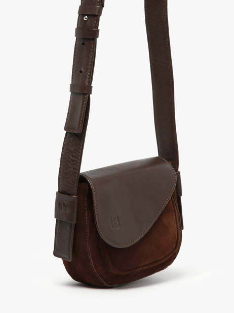 Cross Body Tas Heritage Leder Biba Bruin heritage BLT2L ander zicht 2