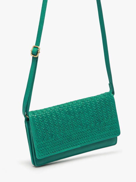 Cross Body Tas Heritage Leder Biba Groen heritage ROU1L ander zicht 1