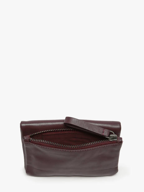 Portefeuille Leder Biba Rood wallet SFM4L ander zicht 2