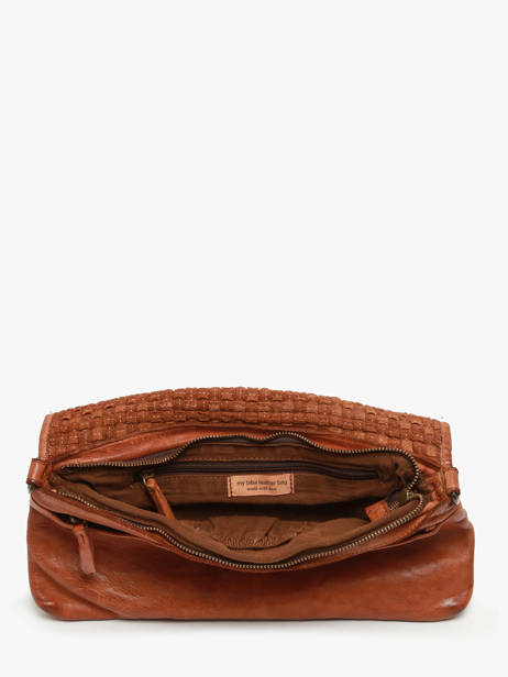 Cross Body Tas Heritage Leder Biba Bruin heritage KAB8L ander zicht 3