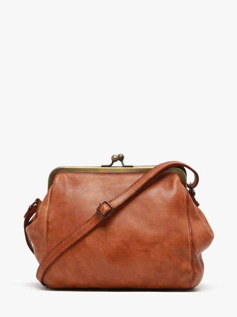 Cross Body Tas Heritage Leder Biba Bruin heritage KAB21L ander zicht 4