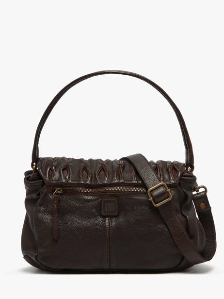 Schoudertas Heritage Leder Biba Bruin heritage MEE1L ander zicht 3
