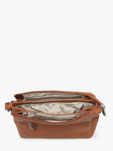 Cross Body Tas Confort Leder Hexagona Bruin confort 466744 ander zicht 3