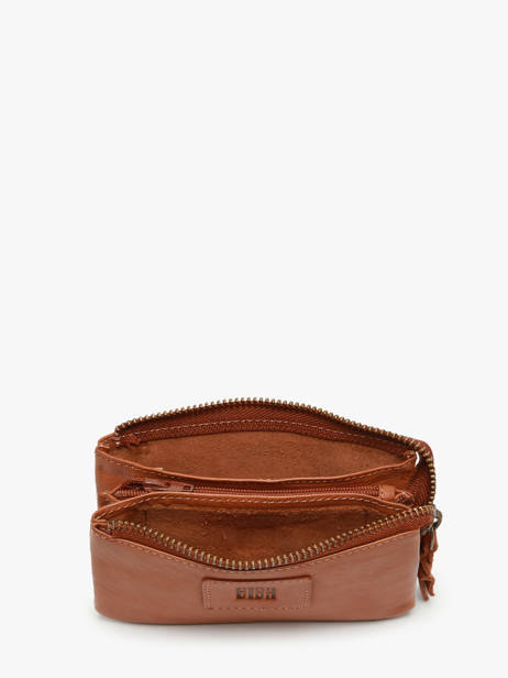 Portemonnee Leder Biba Bruin heritage BT35 ander zicht 1