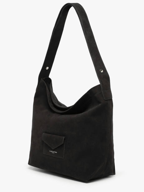 Schoudertas Suèdine Kba Lancaster Zwart suedine kba 62 ander zicht 2