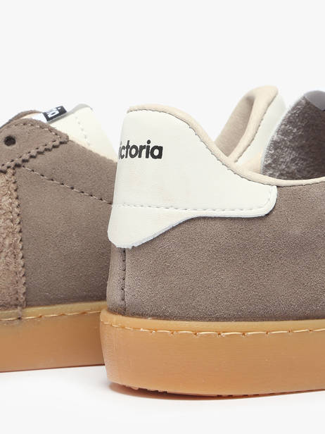 Sneakers Berlin Uit Leder Victoria Bruin women 1126229 ander zicht 2
