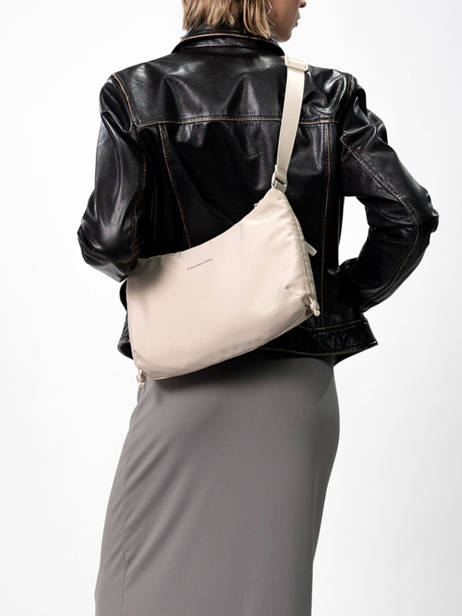 Cross Body Tas Kapten and son Beige cord SC ander zicht 1