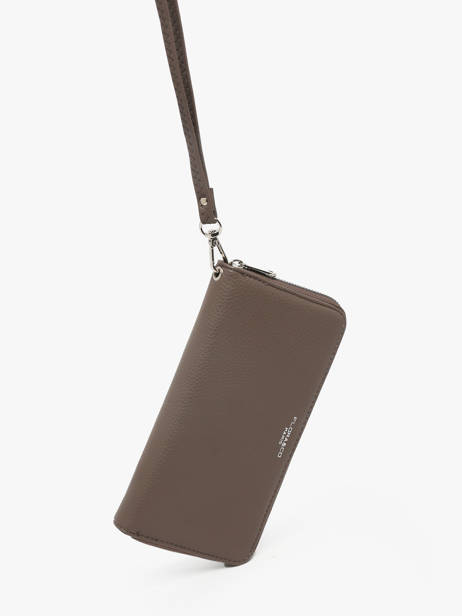 Portefeuille Classic Miniprix Beige grained H1689 ander zicht 4