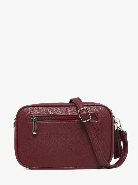 Cross Body Tas Grained Miniprix Rood grained HOWARD ander zicht 2