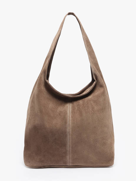 Schoudertas Velvet Leder Milano Bruin velvet VE25065