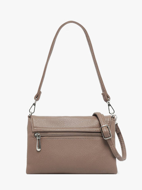 Cross Body Tas Grained Miniprix Bruin grained H9158 ander zicht 2